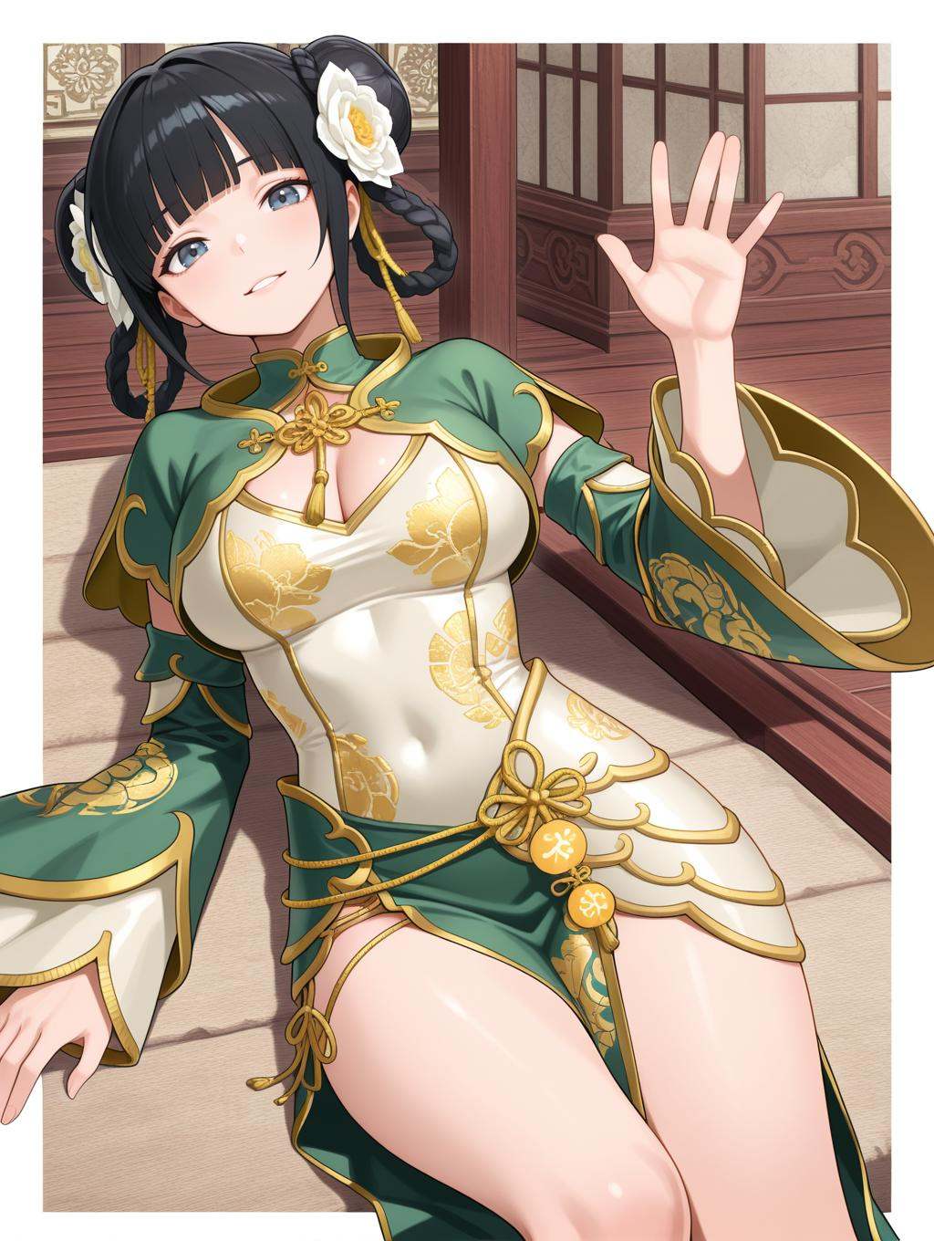 Oolong Armor,  1girl,  solo on Tensor.Art