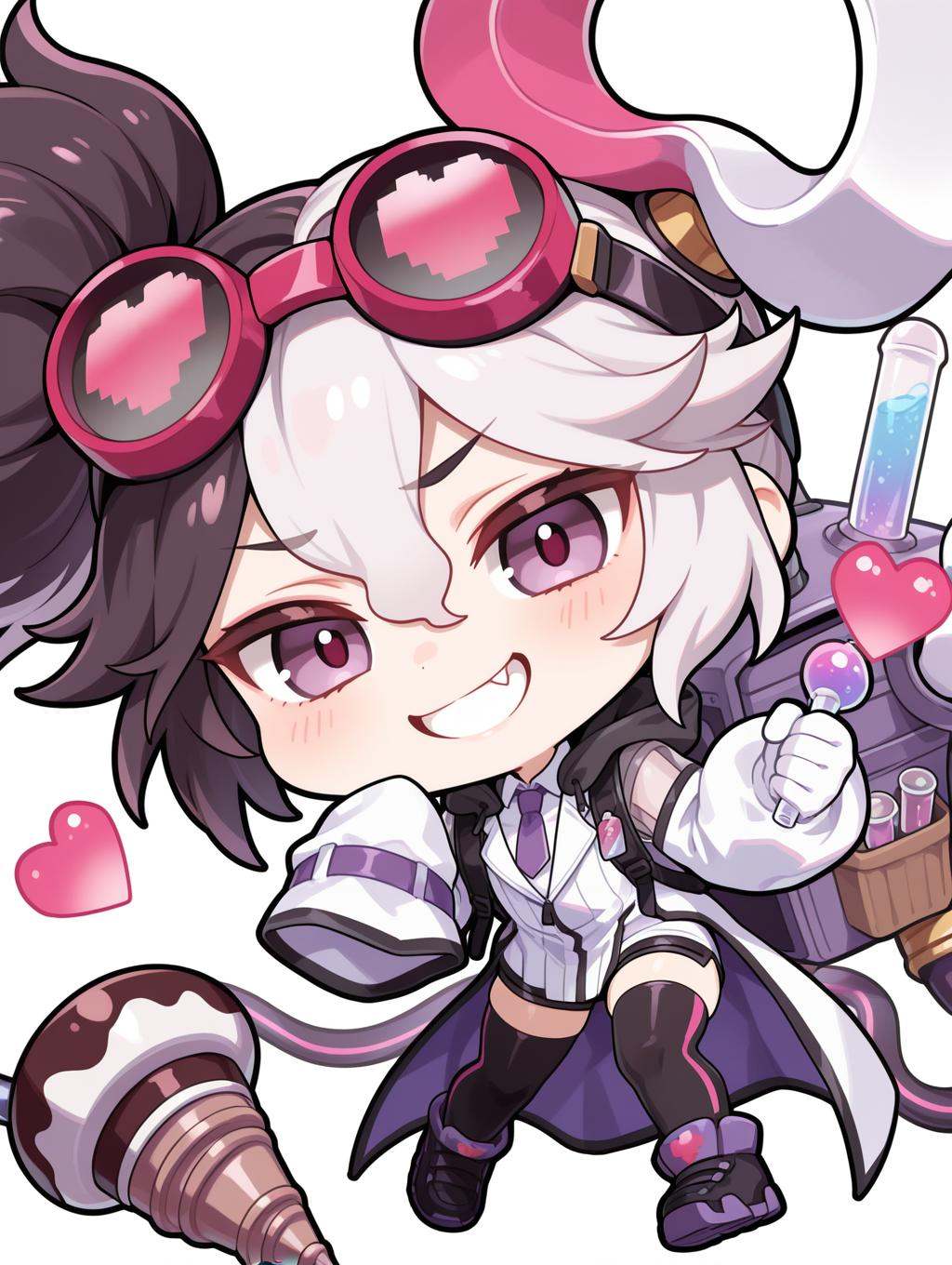 chibi,  1girl,  vanquish soul dr. mad love on Tensor.Art