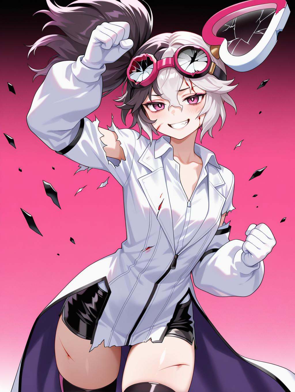 vanquish soul dr. mad love,  1girl,  smile on Tensor.Art