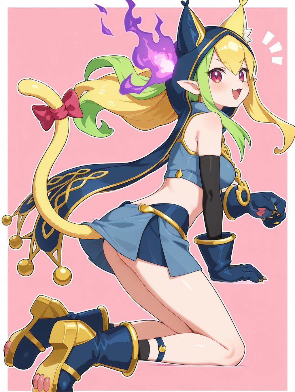 Sevens Road Charm Witch,  1girl,  solo on Tensor.Art