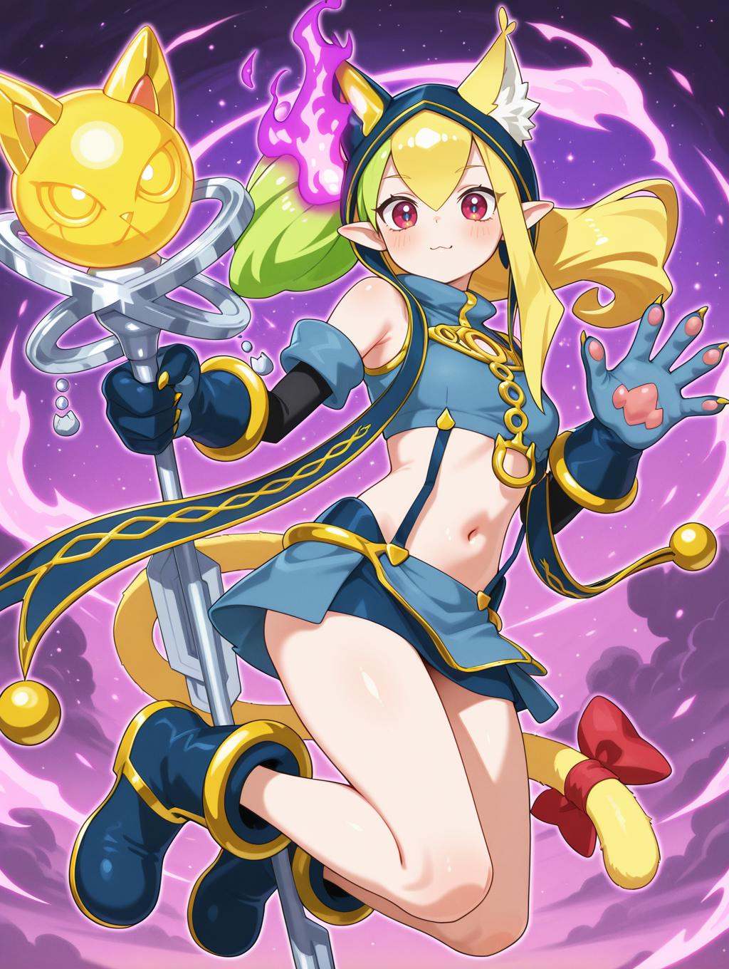 Sevens Road Charm Witch,  1girl,  solo on Tensor.Art
