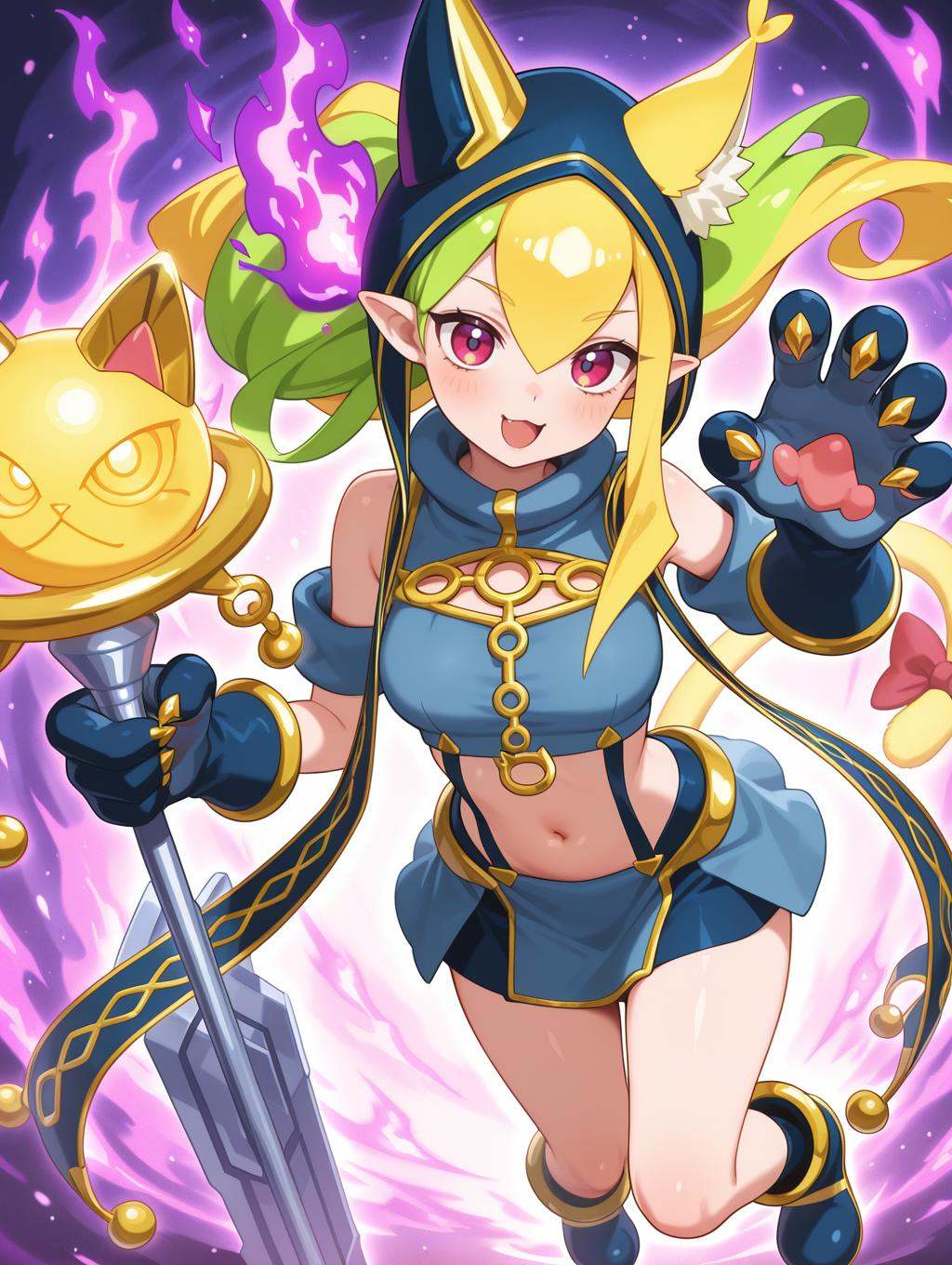 Sevens Road Charm Witch,  1girl,  solo on Tensor.Art