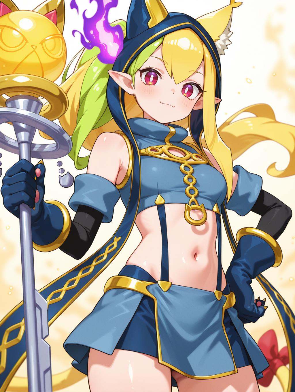 Sevens Road Charm Witch,  1girl,  solo on Tensor.Art