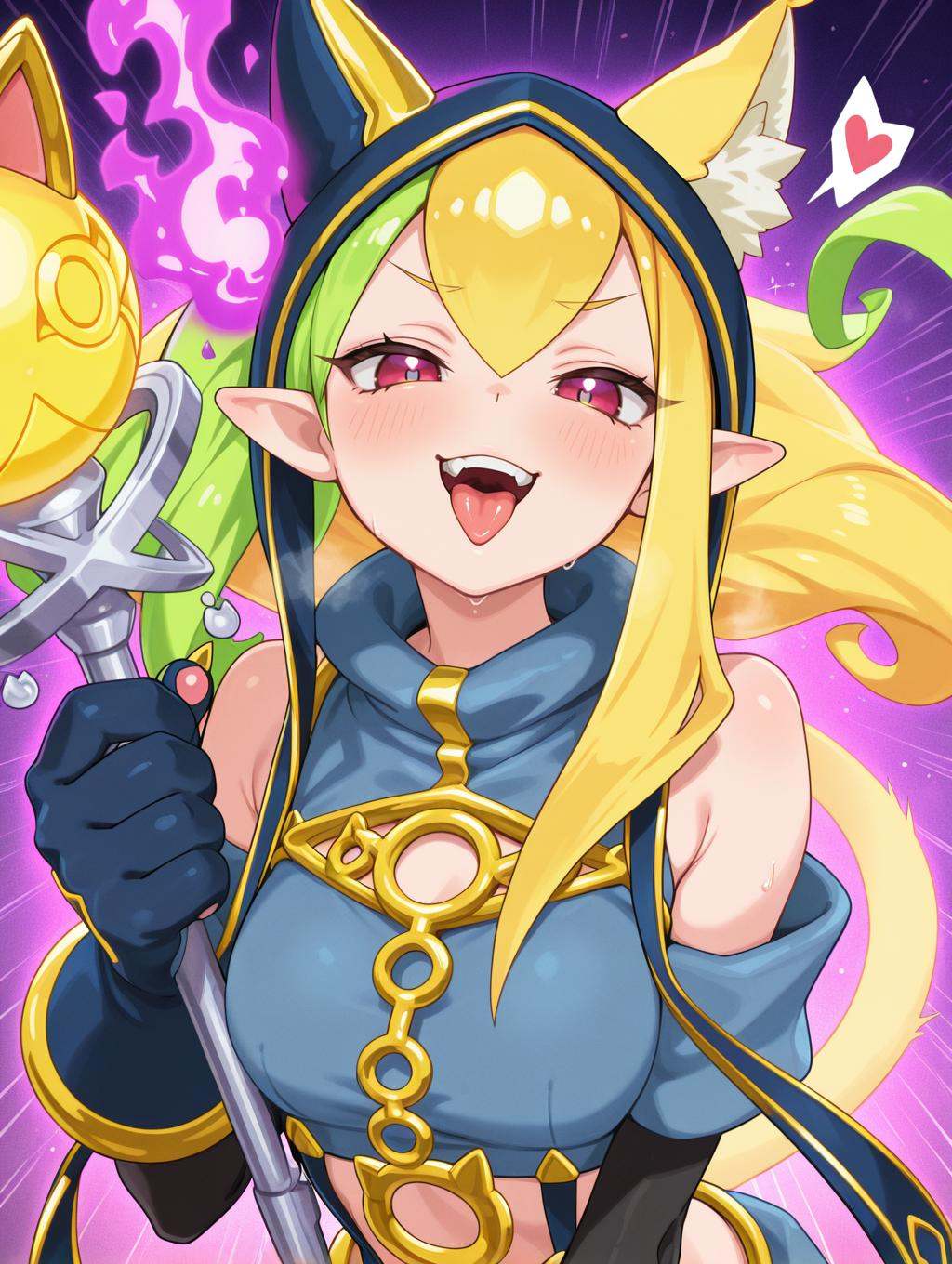 Sevens Road Charm Witch,  1girl,  solo on Tensor.Art