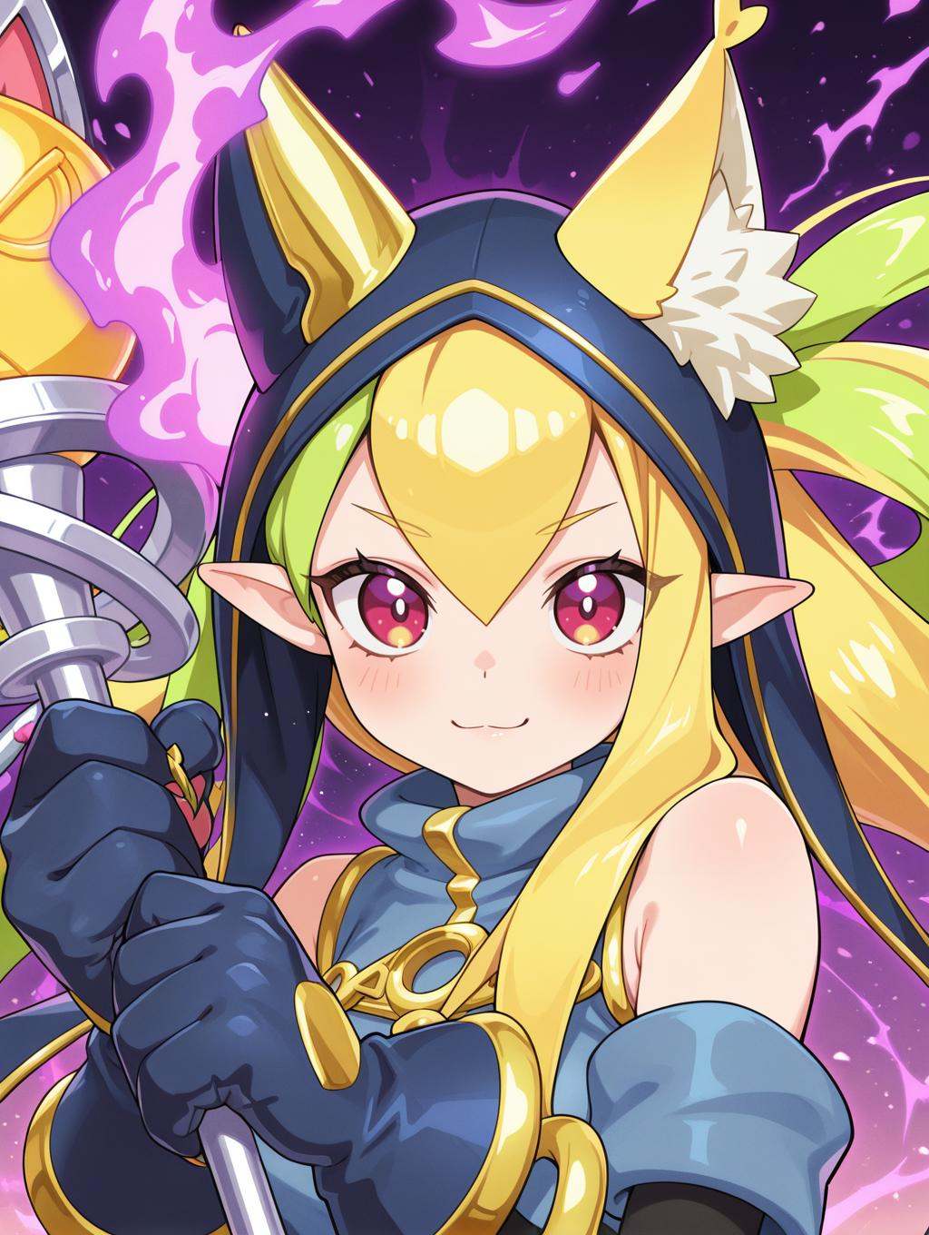 Sevens Road Charm Witch,  1girl,  solo on Tensor.Art