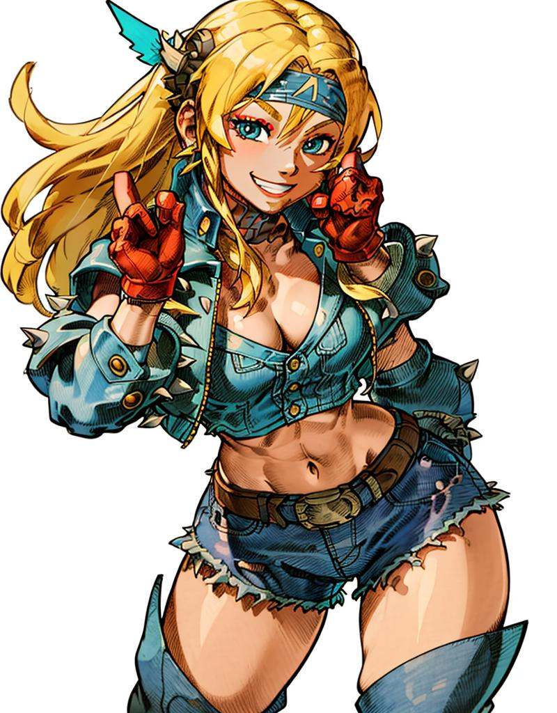 (boots,  shorts,  floating hair) on Tensor.Art