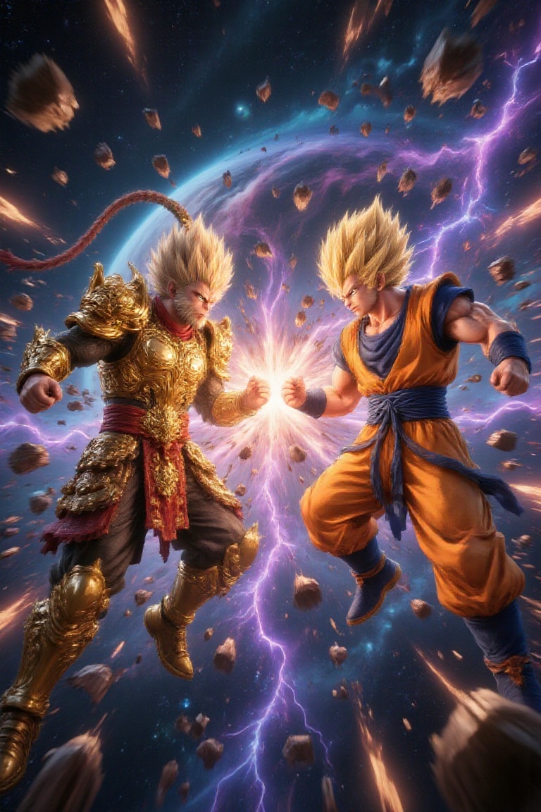 mythicalclash_battle,  wukongstyle,  Akira Toriyama ArtStyle on Tensor.Art