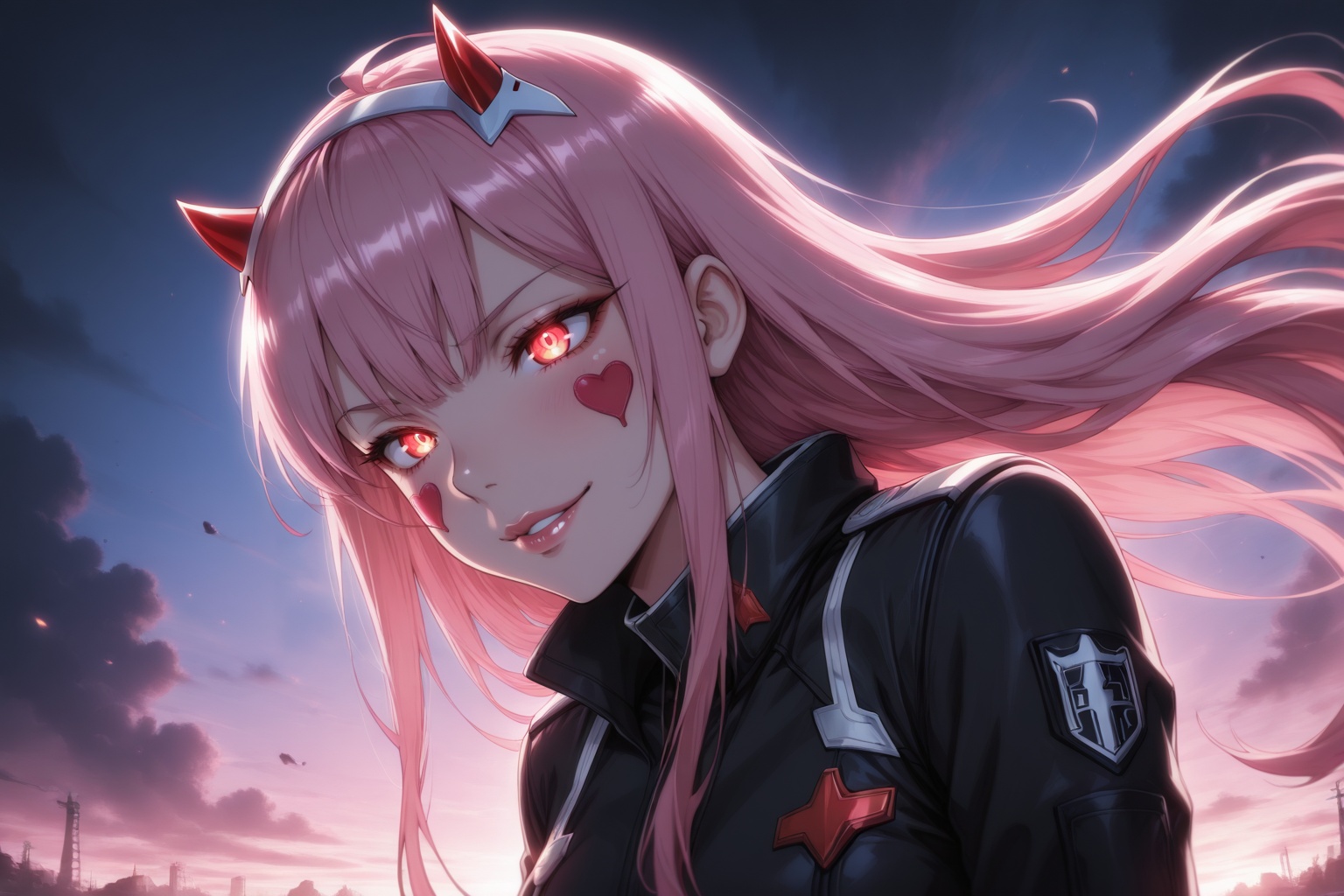 1girl,  Zero Two,  masterpiece on Tensor.Art