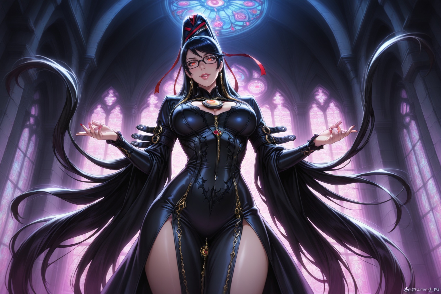 1girl,  Bayonetta,  masterpiece on Tensor.Art