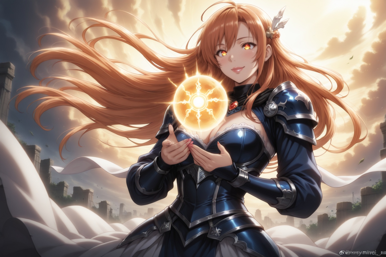 1girl,  Asuna Yuuki,  masterpiece on Tensor.Art