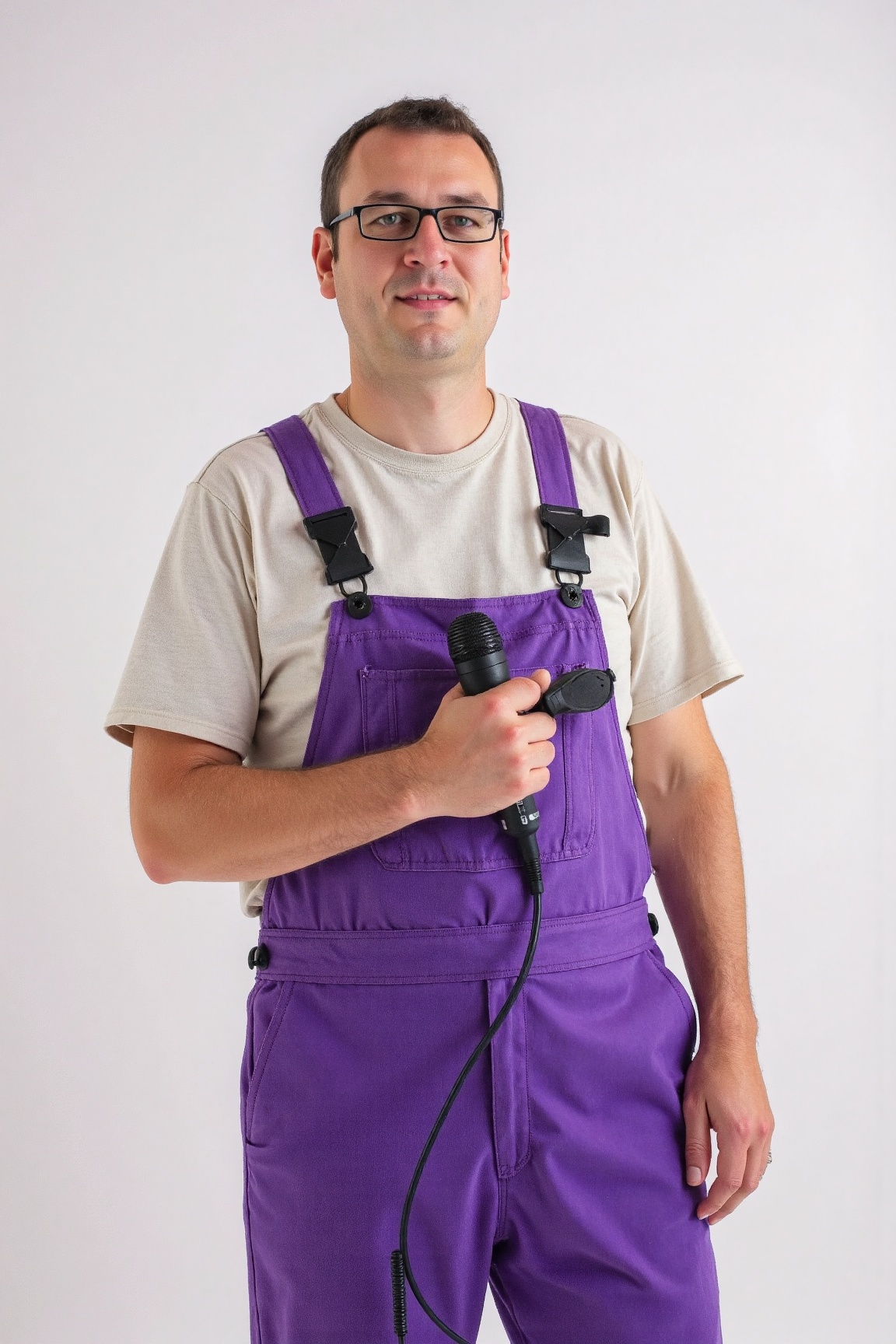 A high-resolution,  professional portrait photograph of k1rk83v1n5 man,  glasses on Tensor.Art