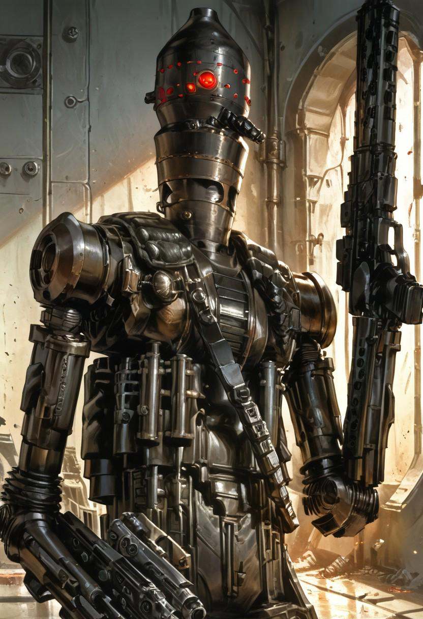 masterpiece illustration,  ,  ((1robot on Tensor.Art