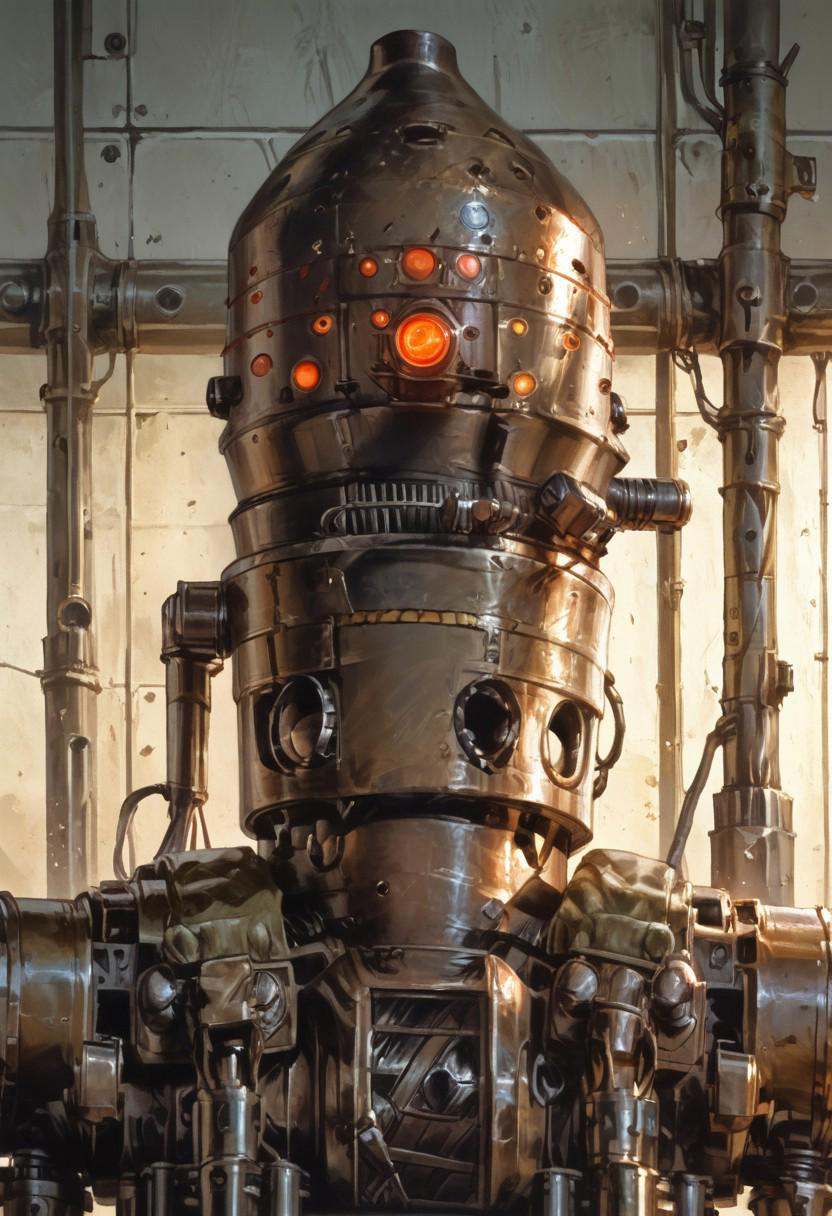 masterpiece illustration,  ,  ((1robot on Tensor.Art