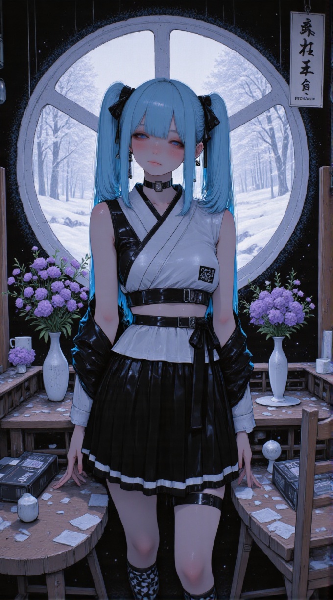 (Ultra-detailed digital art masterpiece,  retro 90s aesthetic,  inspired by Yoshiaki Kawajiri on Tensor.Art