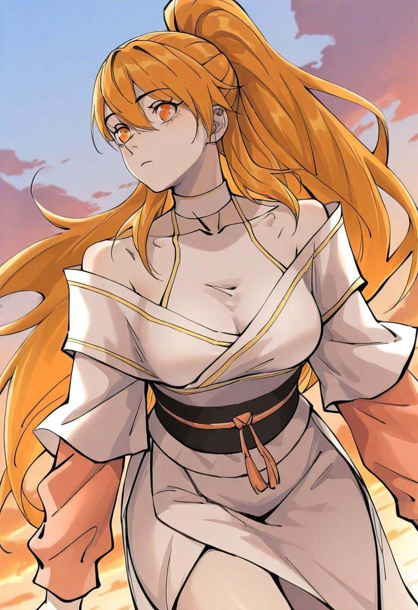 xiaoninger,  1girl,  ponytail on Tensor.Art