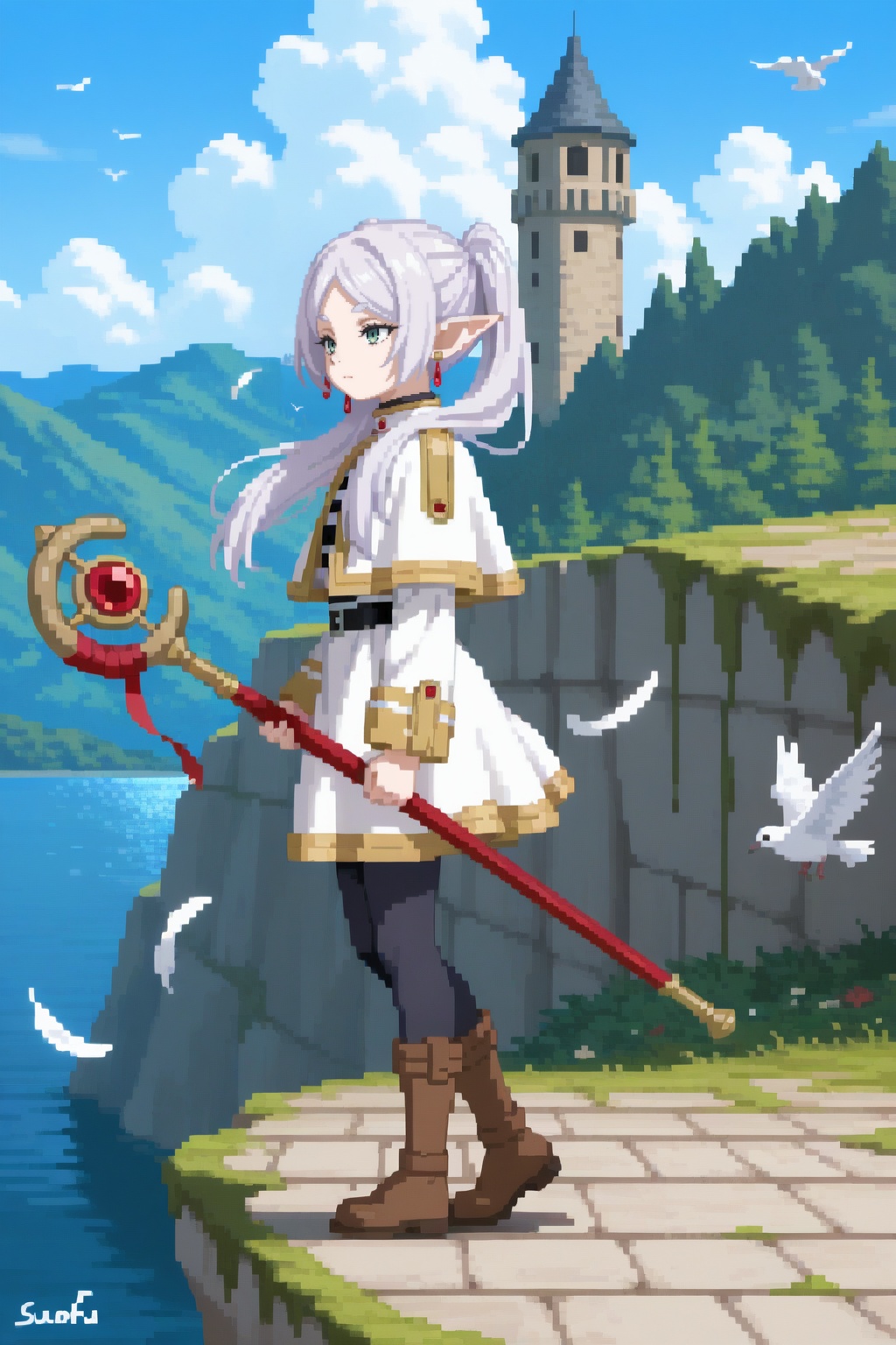 sousou no frieren,  frieren,  1girl on Tensor.Art