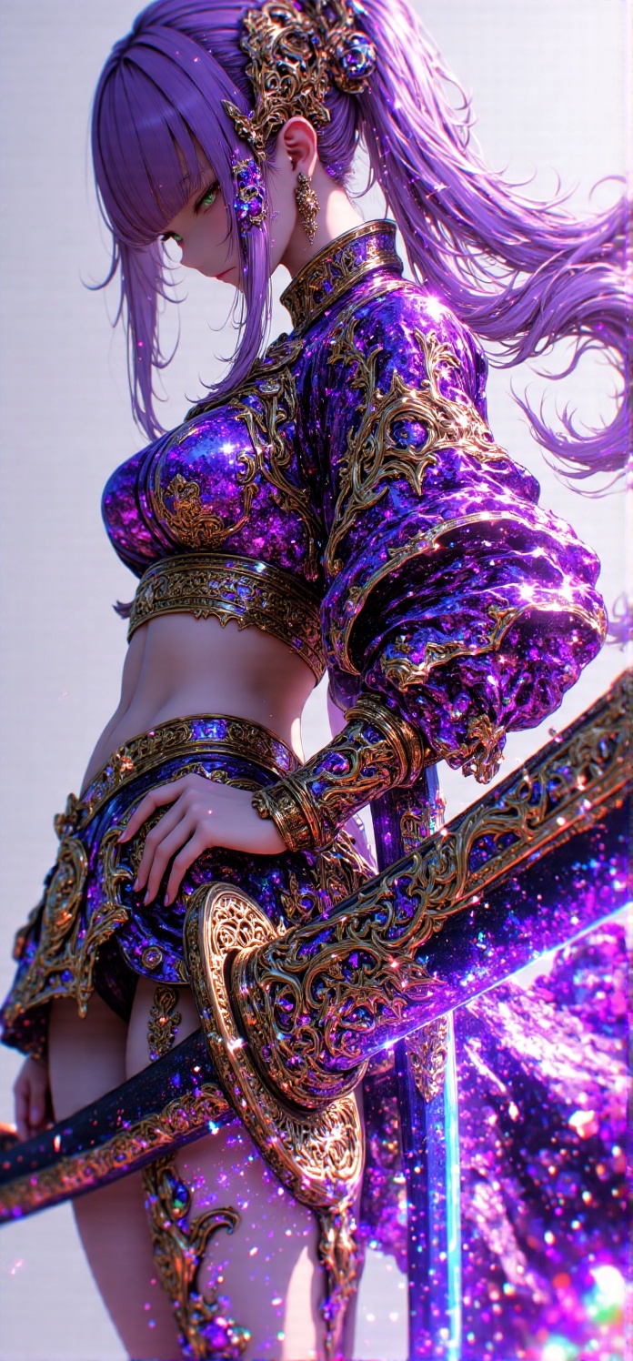 (Ultra-detailed digital art masterpiece,  retro 90s aesthetic,  inspired by Yoshiaki Kawajiri on Tensor.Art