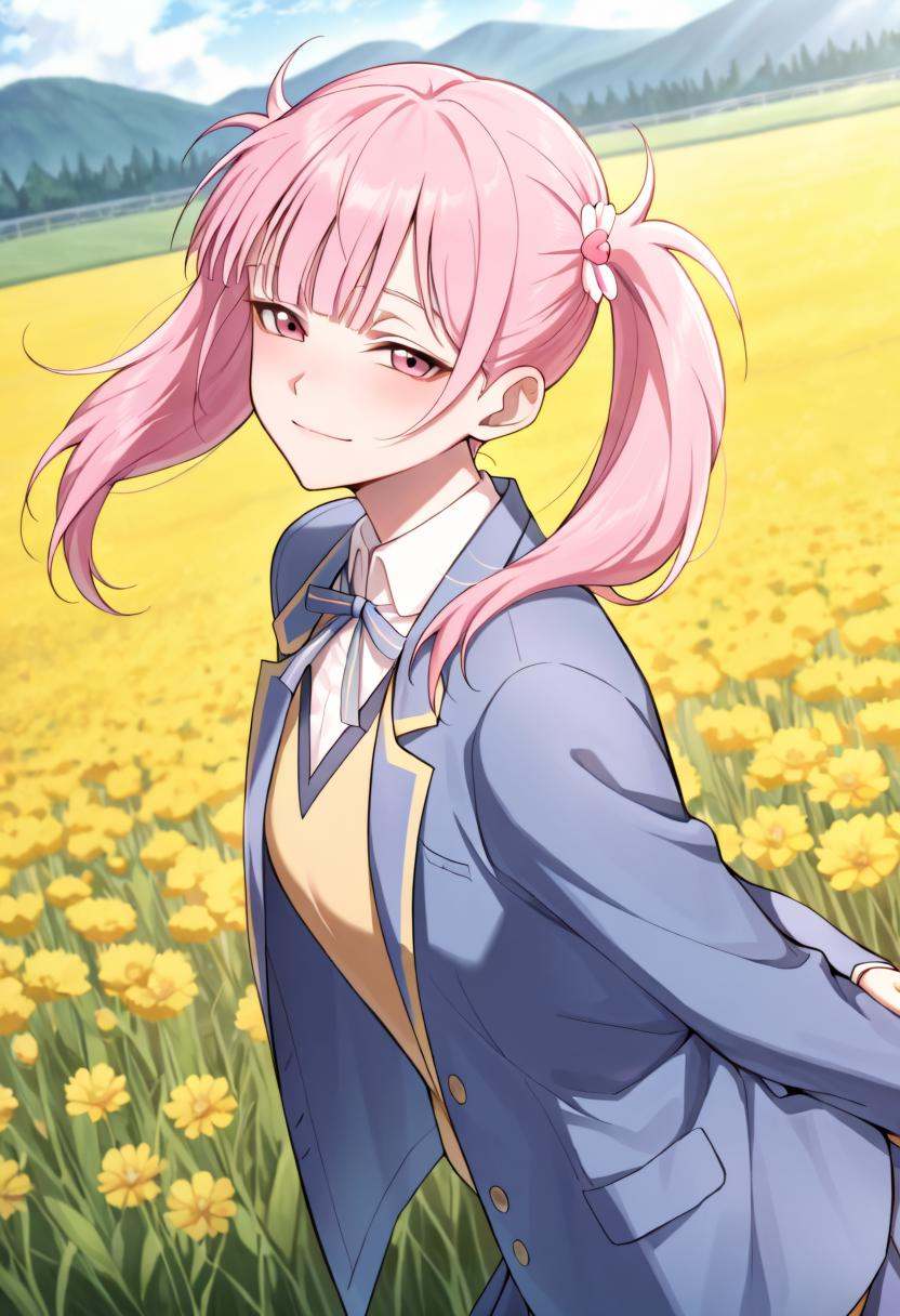 15_Li Tianxi School UniformWoman,  long hair,  bangs on Tensor.Art