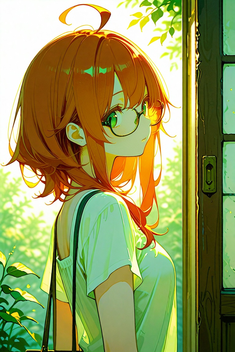 futabatoshiaki,  glasses,  middle hair on Tensor.Art