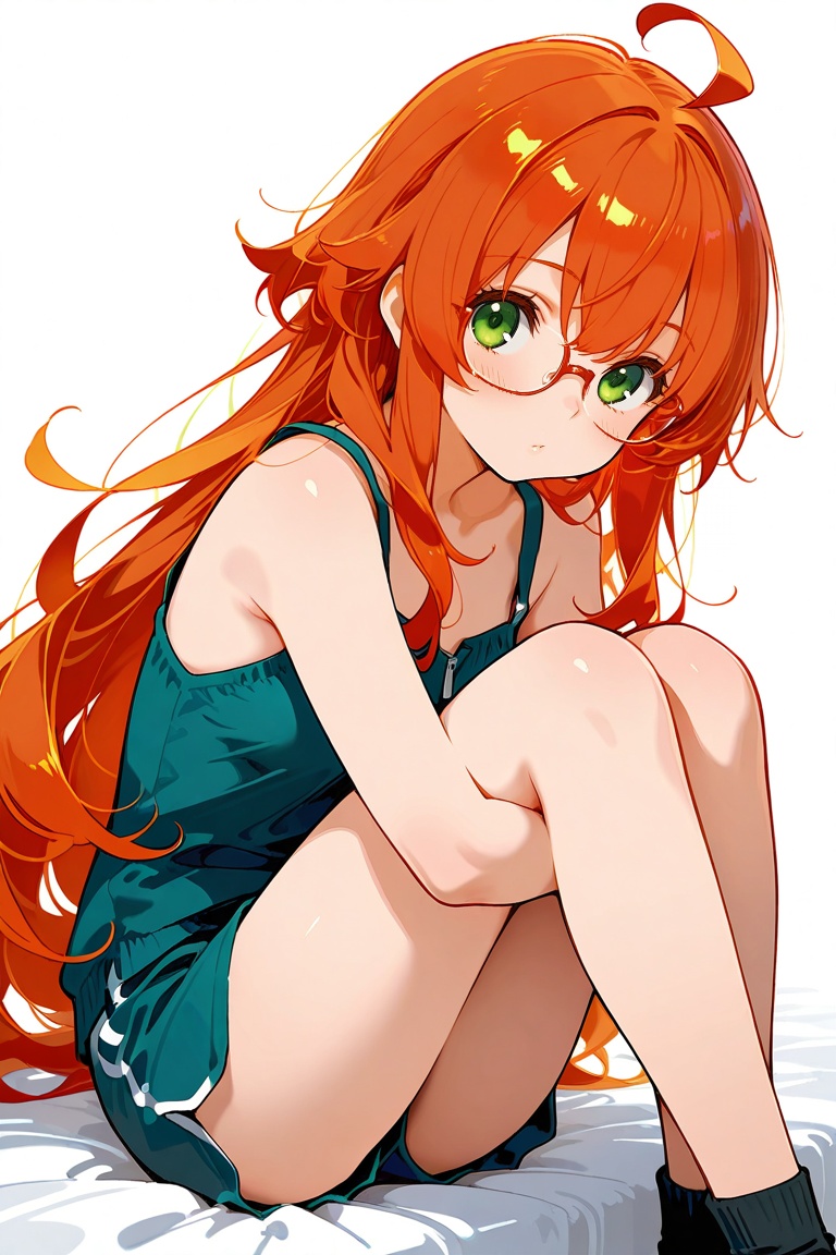futabatoshiaki,  glasses,  middle hair on Tensor.Art
