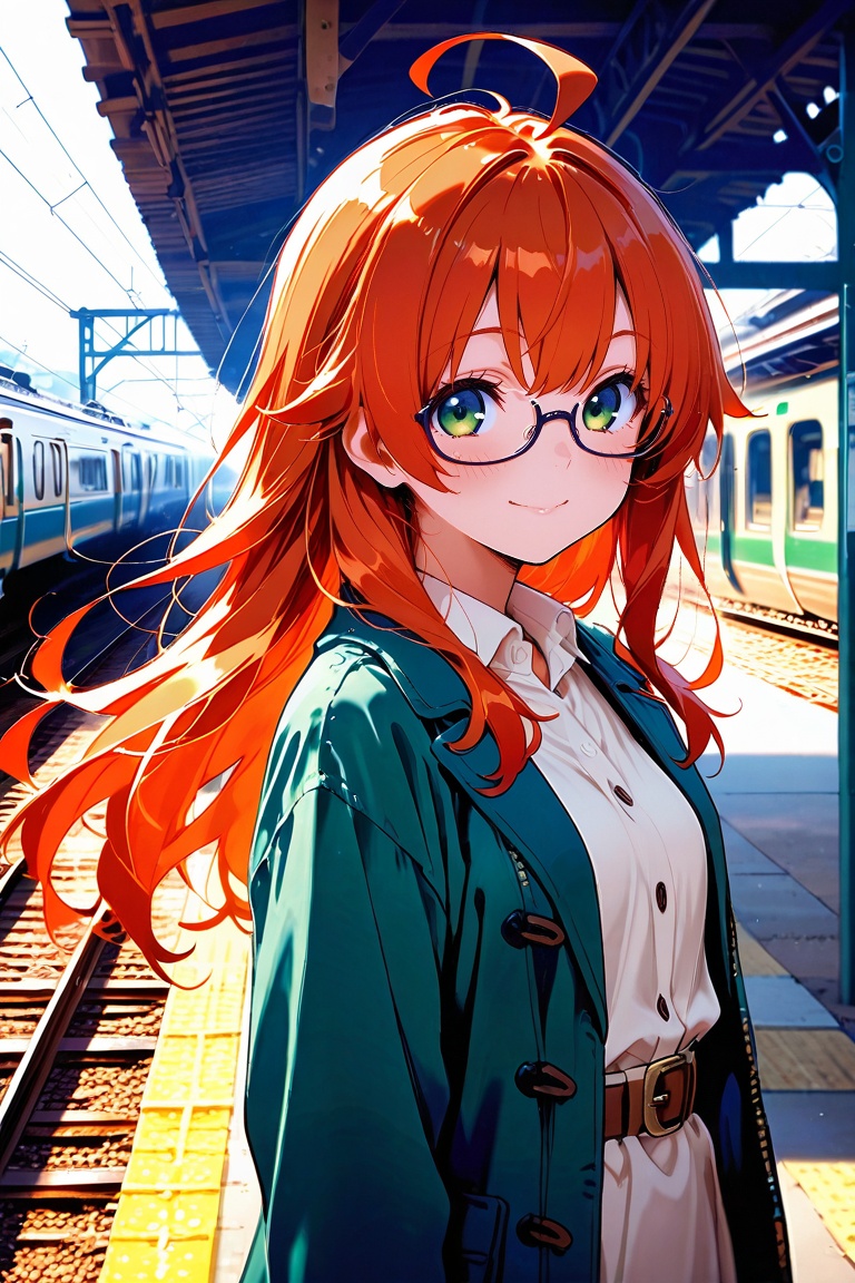 futabatoshiaki,  glasses,  middle hair on Tensor.Art