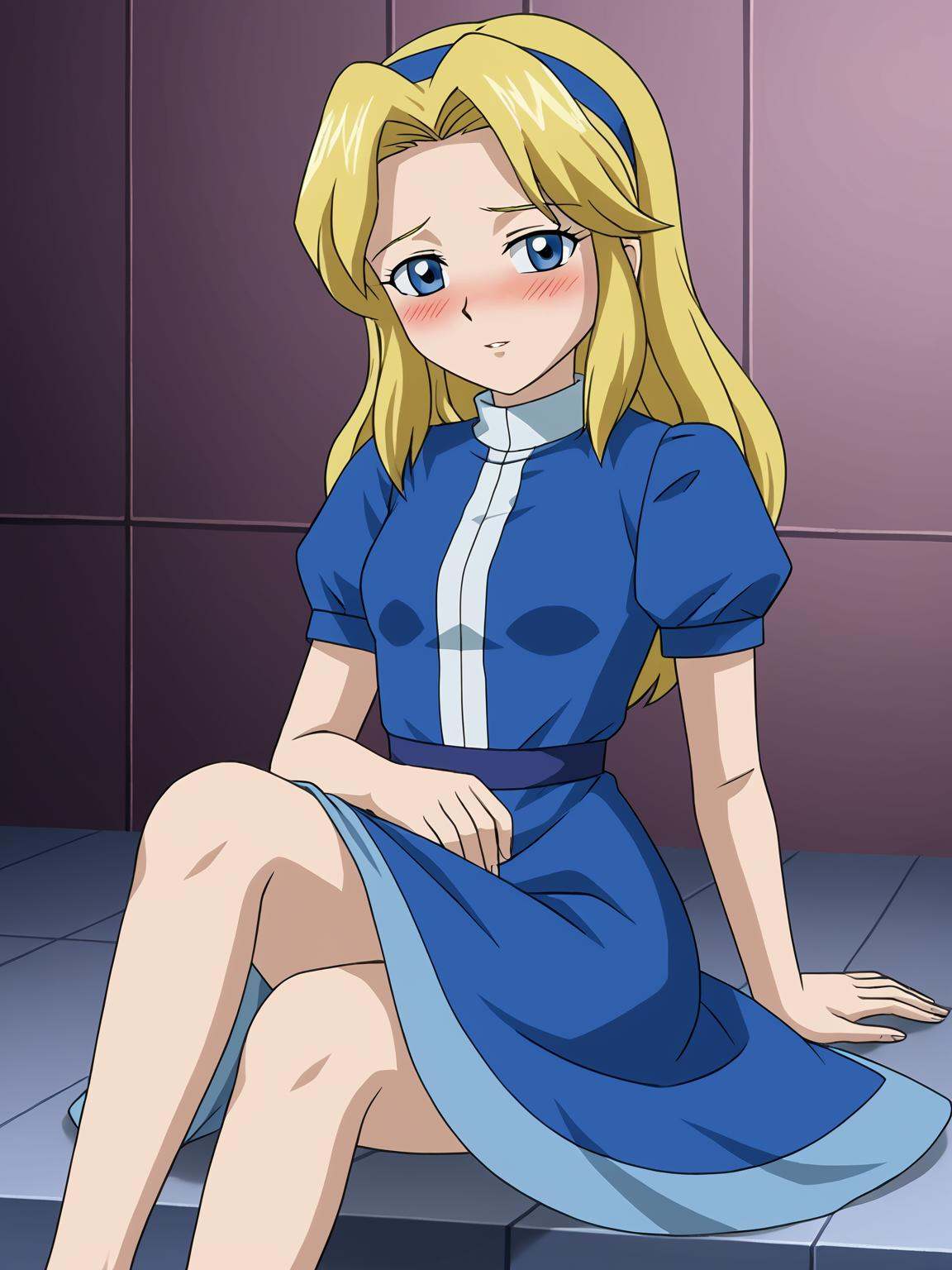 blush,  sxsgdbmaria,  blonde hair on Tensor.Art