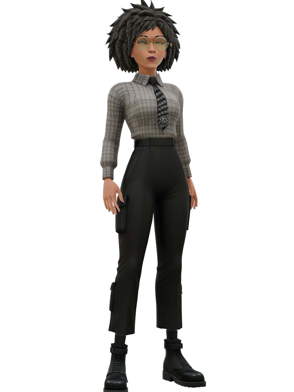 3d1girltransparent backgroundhires,  absurdres,  high quality on Tensor.Art