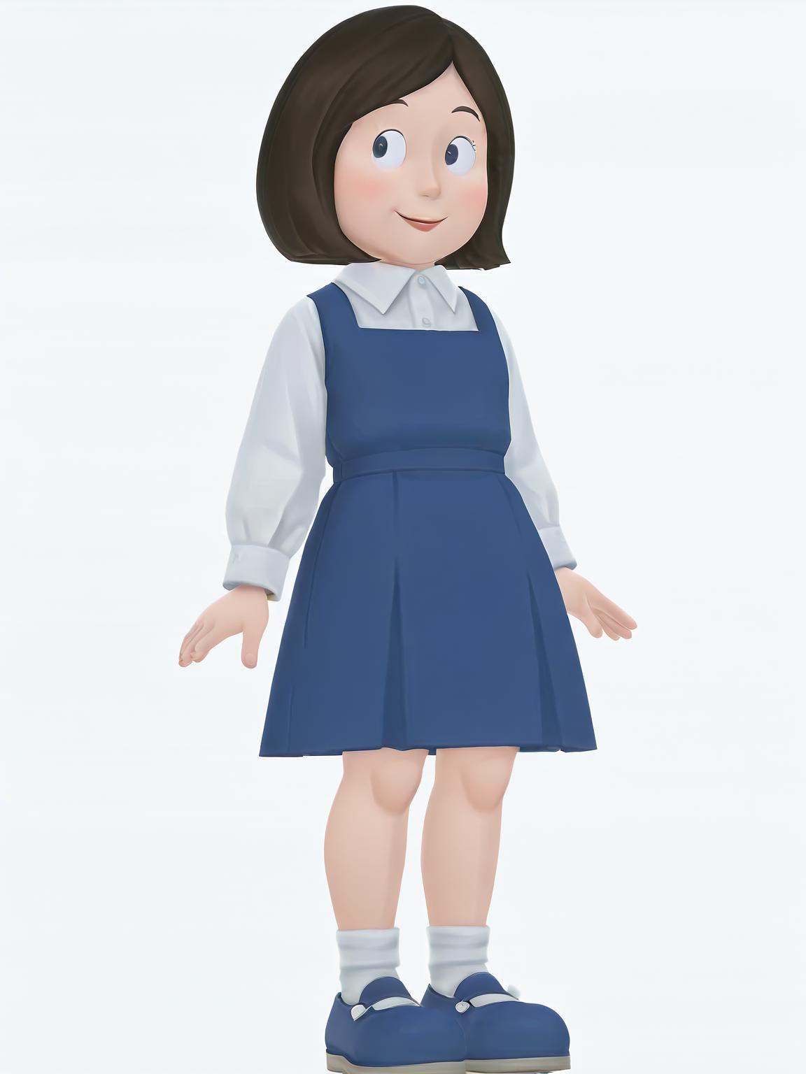 3d1girltransparent backgroundhires,  absurdres,  high quality on Tensor.Art