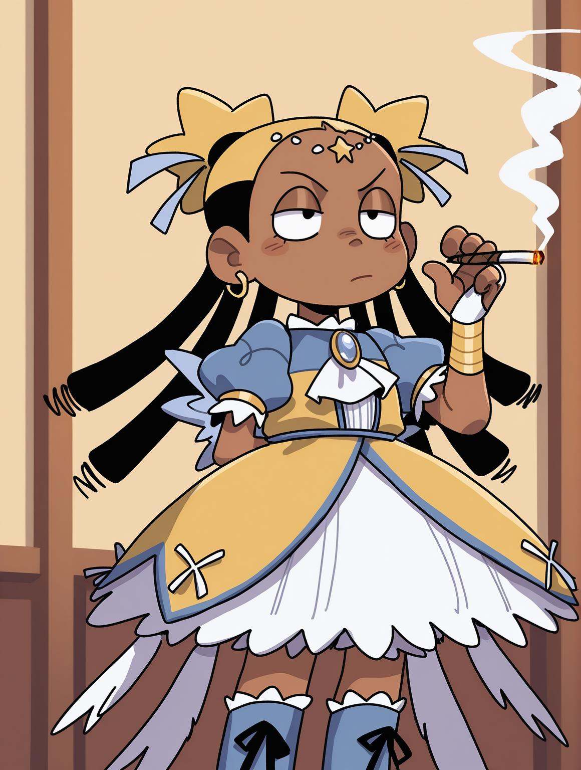 aikamg,  smoking on Tensor.Art