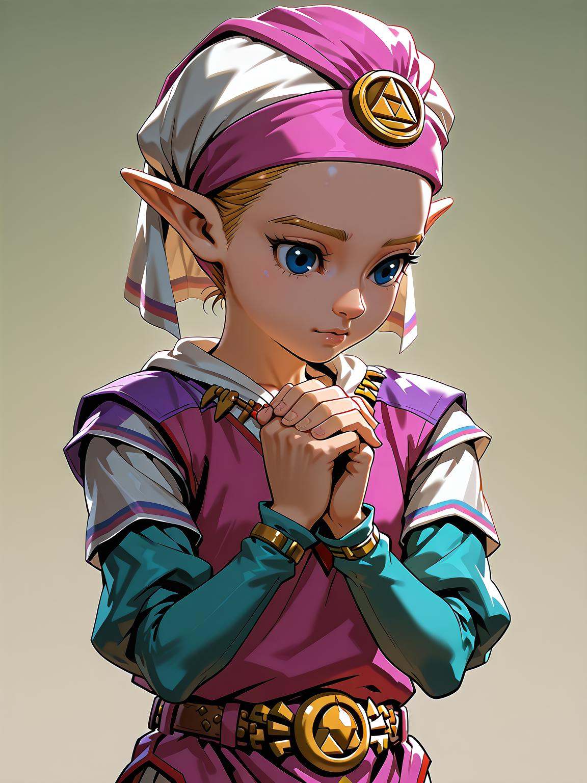 basedzelda,  praying on Tensor.Art