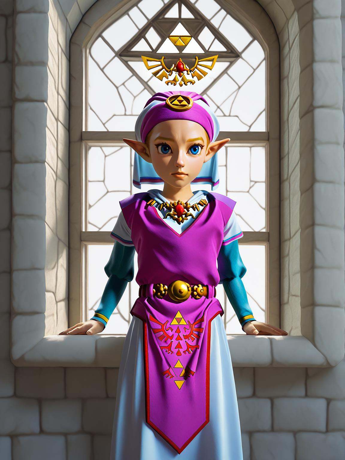 window,  basedzelda,  link on Tensor.Art