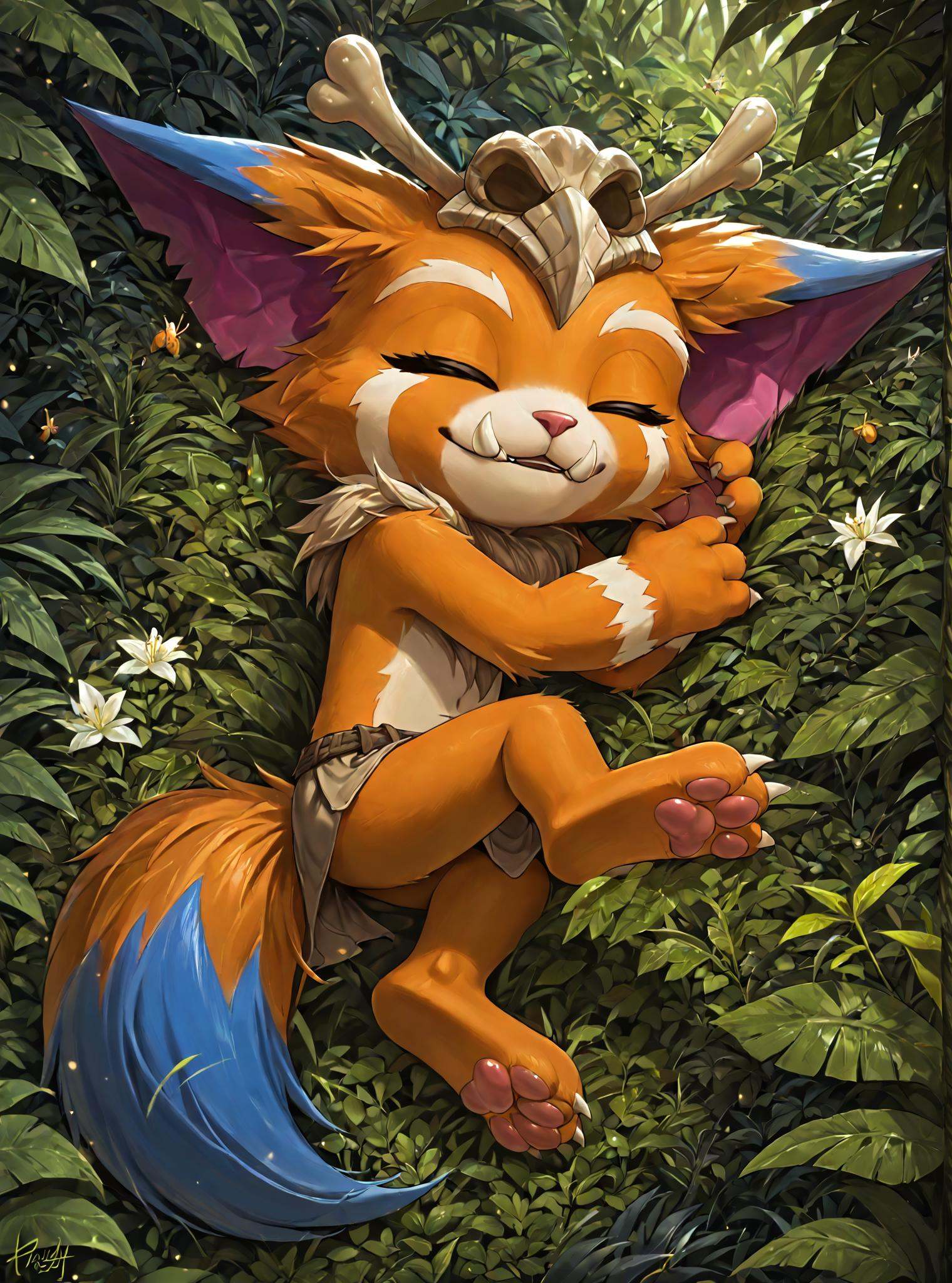 Gnar,  yordle,  fangs on Tensor.Art