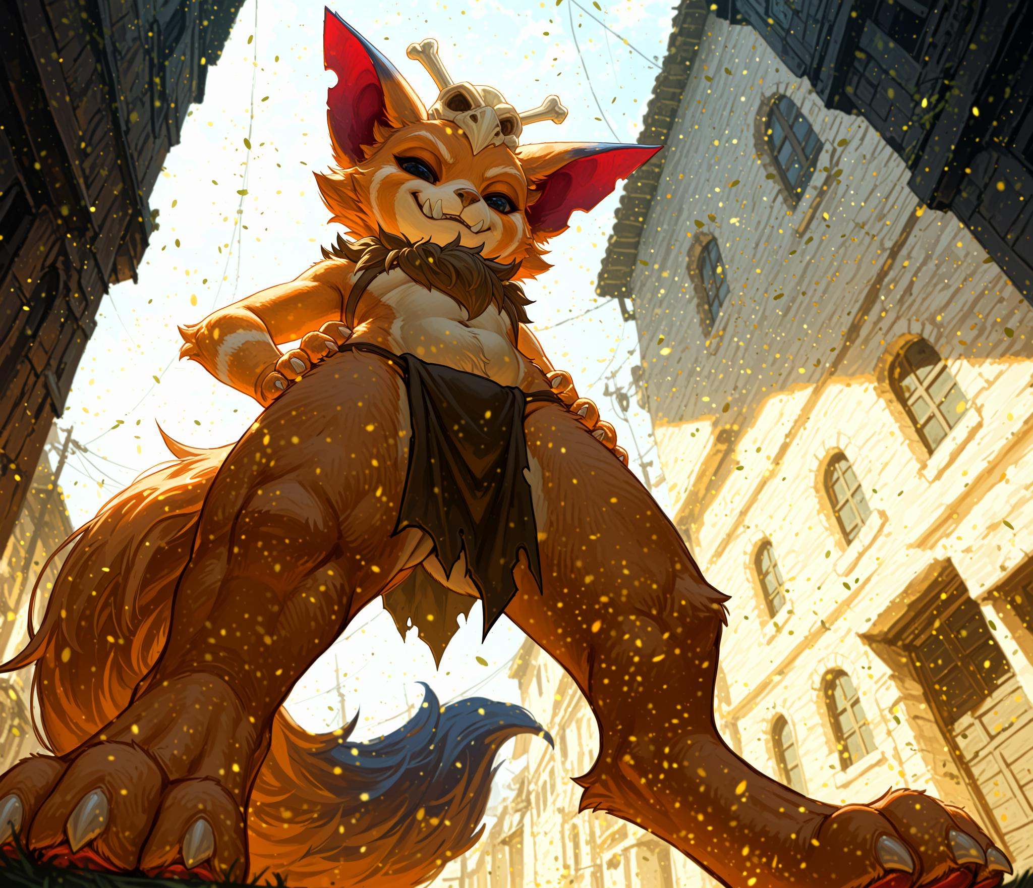 Gnar,  yordle,  fangs on Tensor.Art