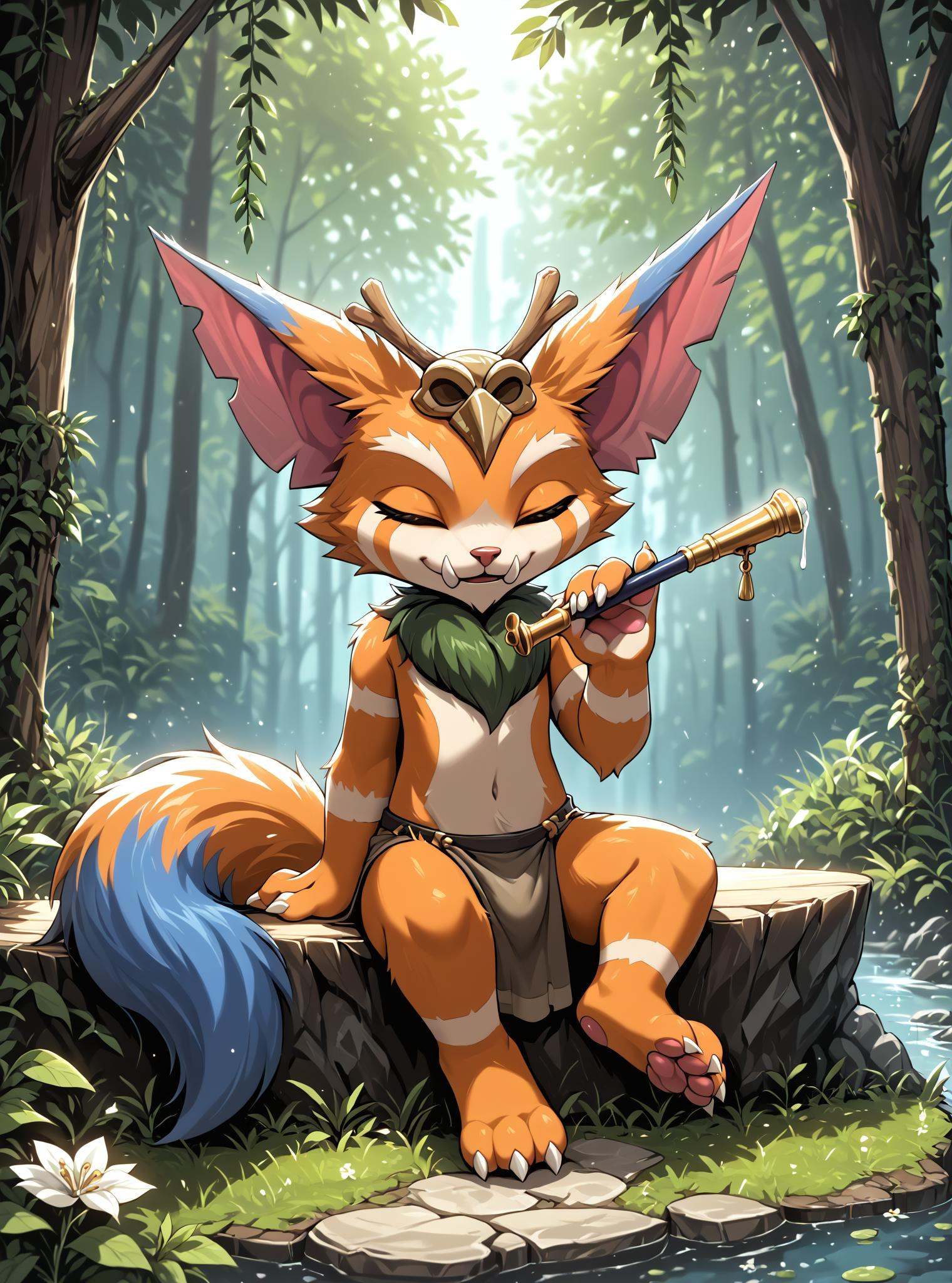 Gnar,  yordle,  fangs on Tensor.Art