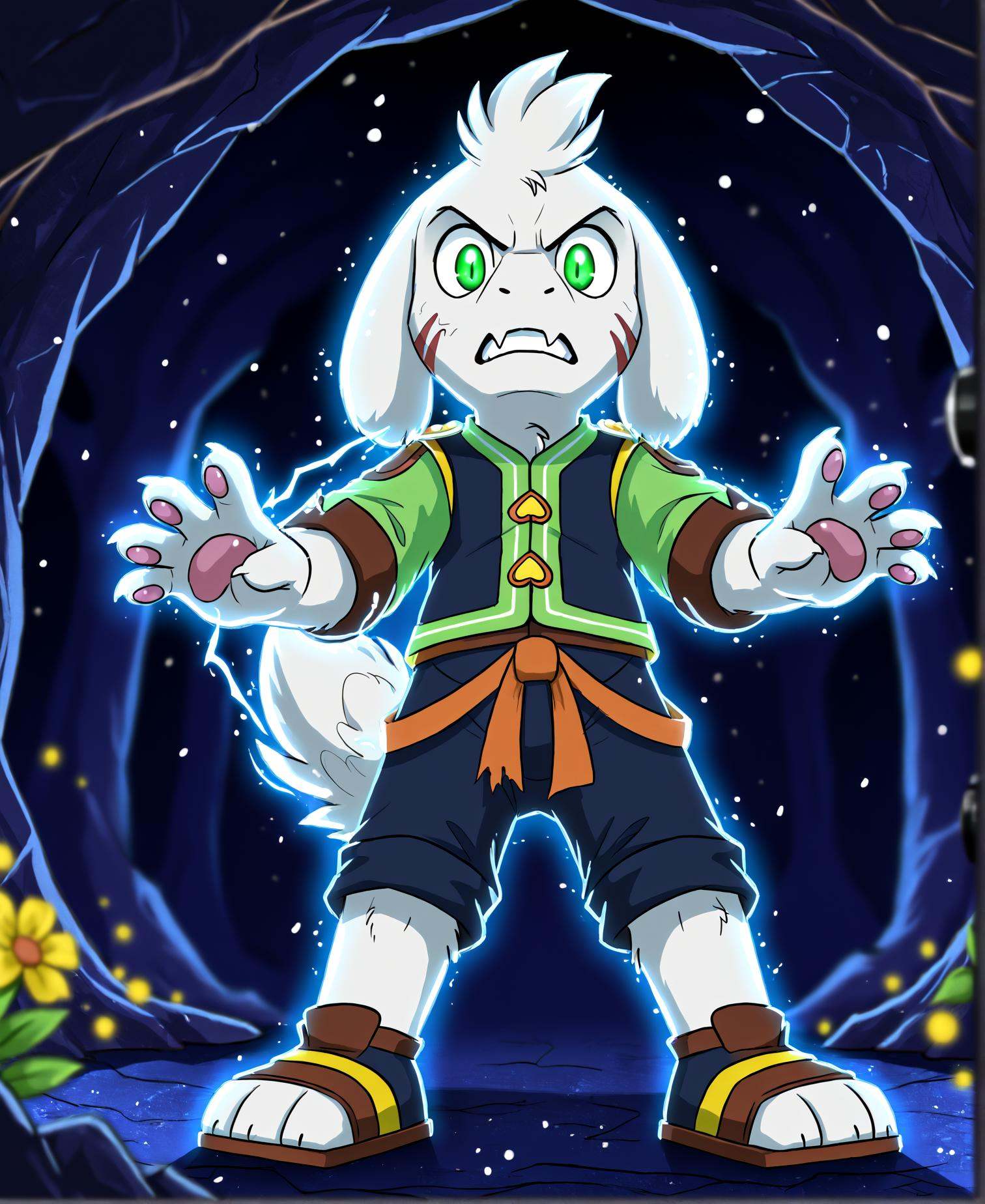 Asriel Dreemurr,  undertale,  boss monster on Tensor.Art
