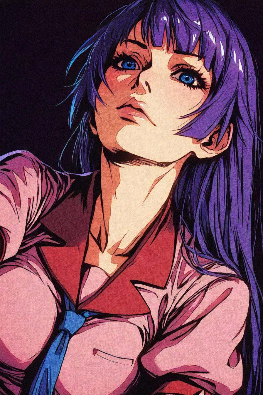 hitagi senjougahara,  bangs,  long hair on Tensor.Art