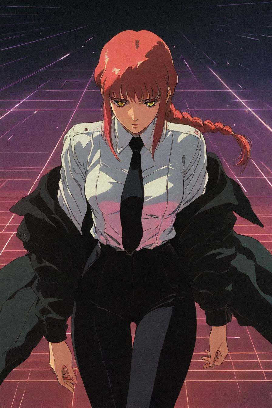 makima,  red hair,  long hair on Tensor.Art
