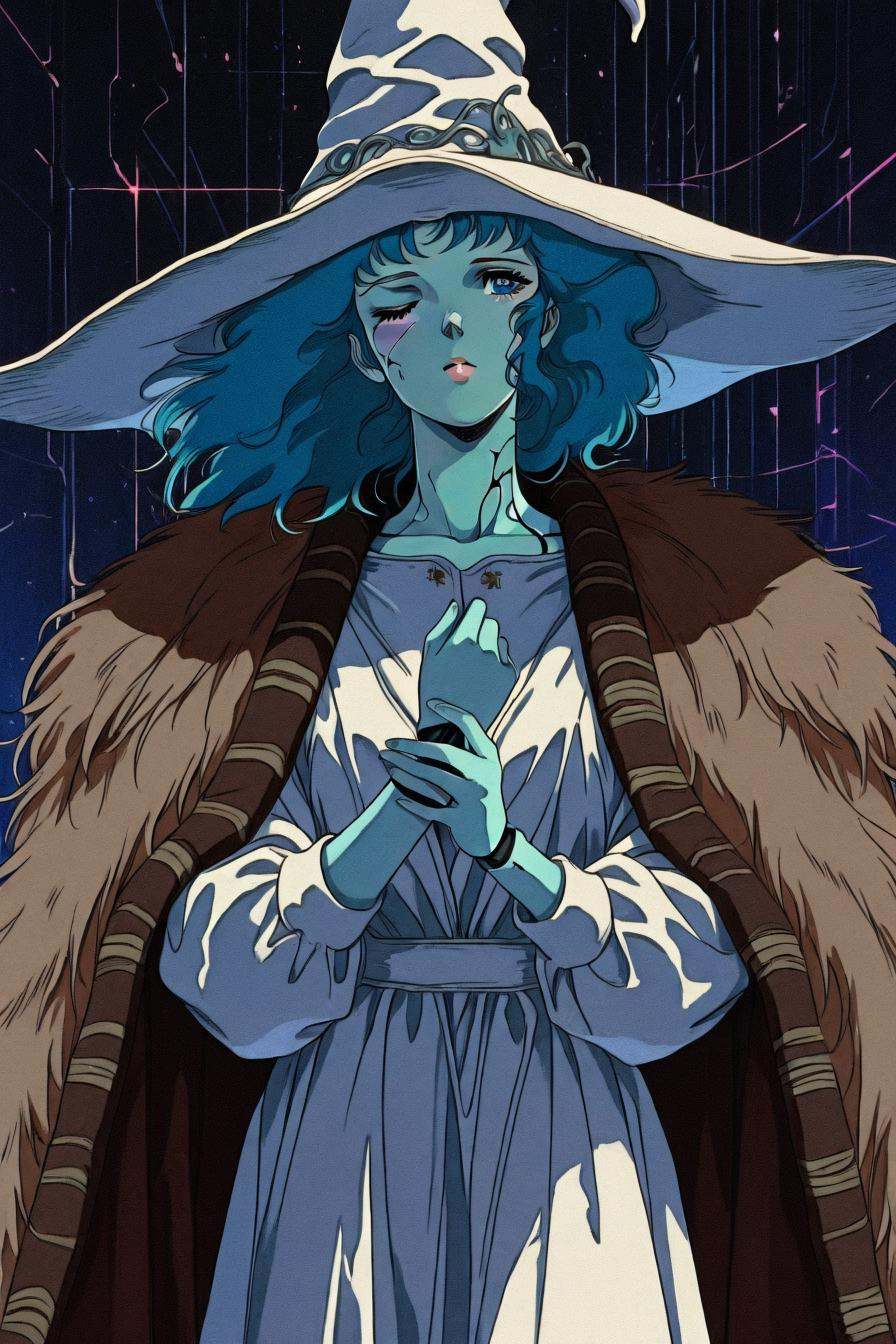 RnnDef,  blue eyes,  one eye closed on Tensor.Art
