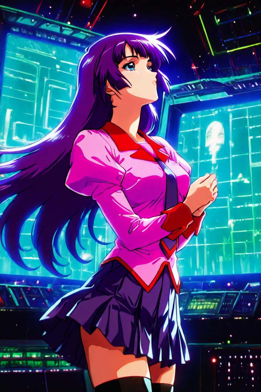 hitagi senjougahara,  bangs,  long hair on Tensor.Art