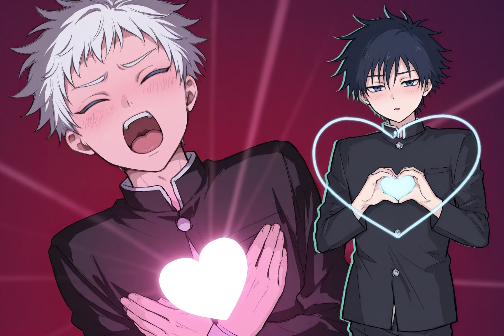 BREAK love je t'aime,  heart hands,  heart on Tensor.Art