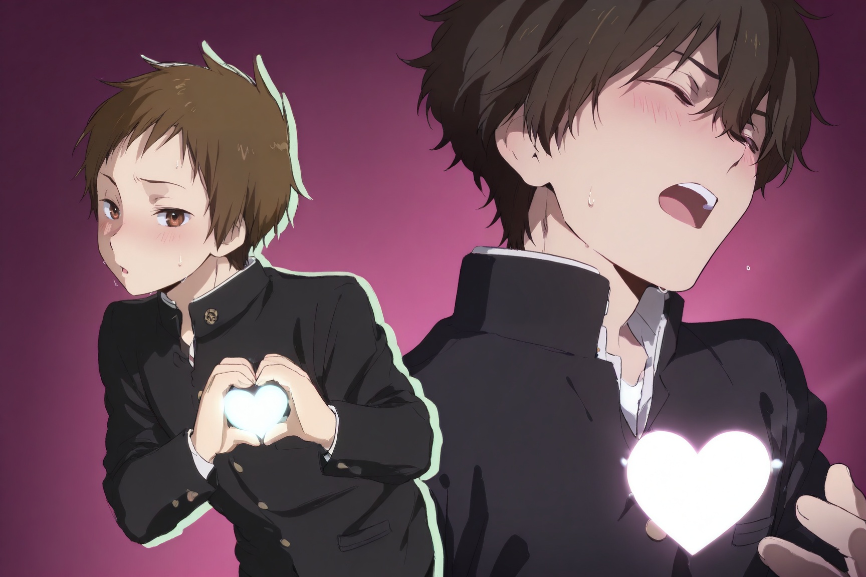 BREAK love je t'aime_b,  heart hands,  heart on Tensor.Art