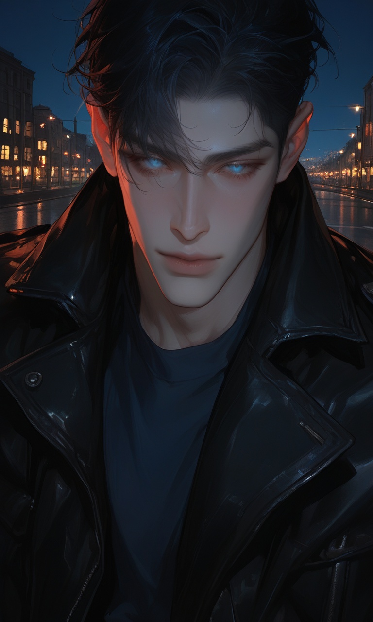 "solo,  male focus,  (((handsome face))) on Tensor.Art