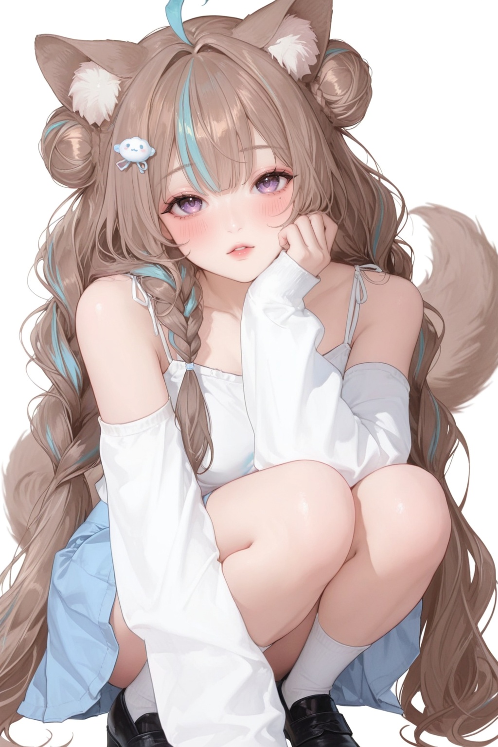 1girl,  solo,  long hair on Tensor.Art
