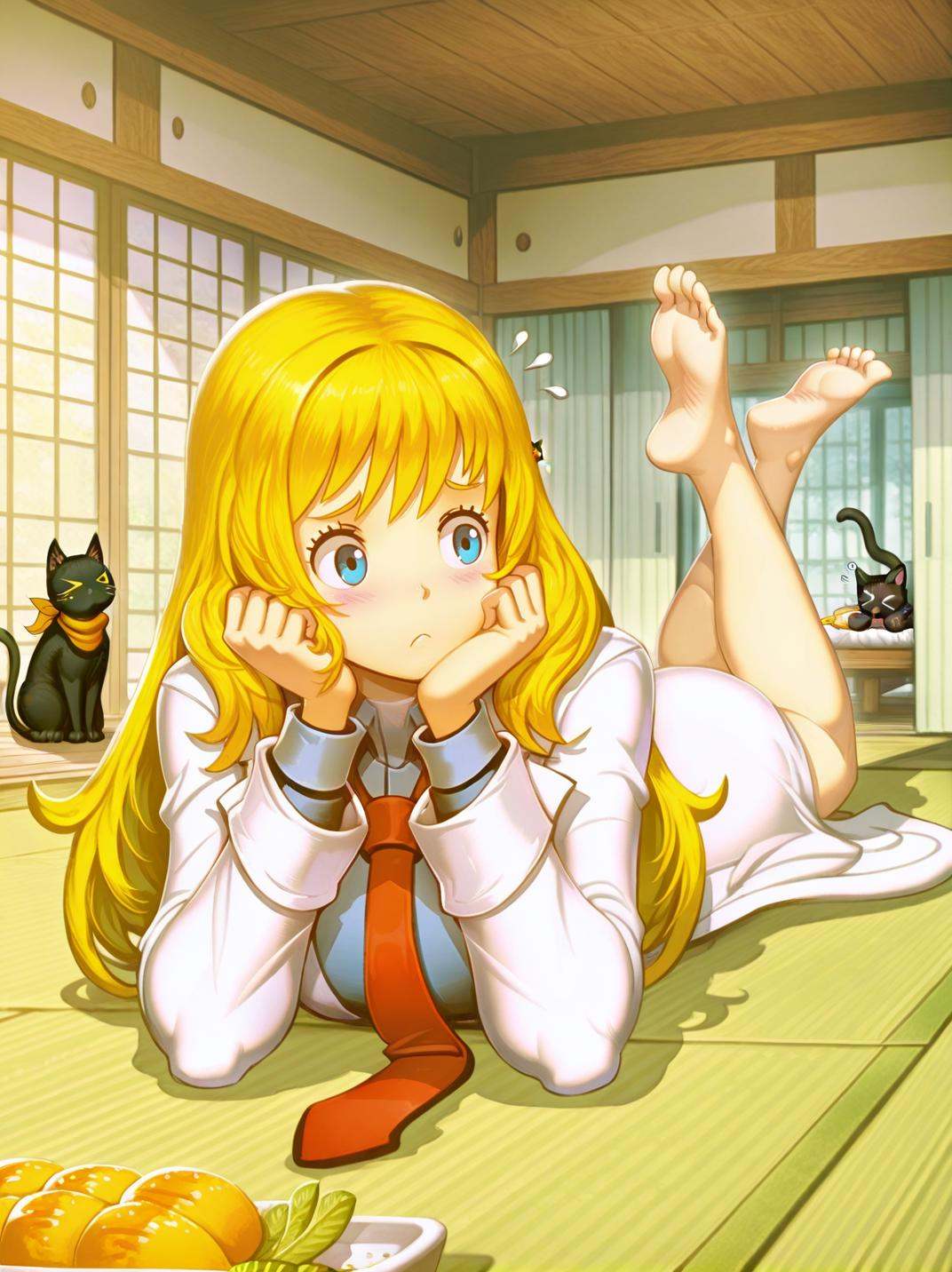 GenzXL,  1girl,  long hair on Tensor.Art