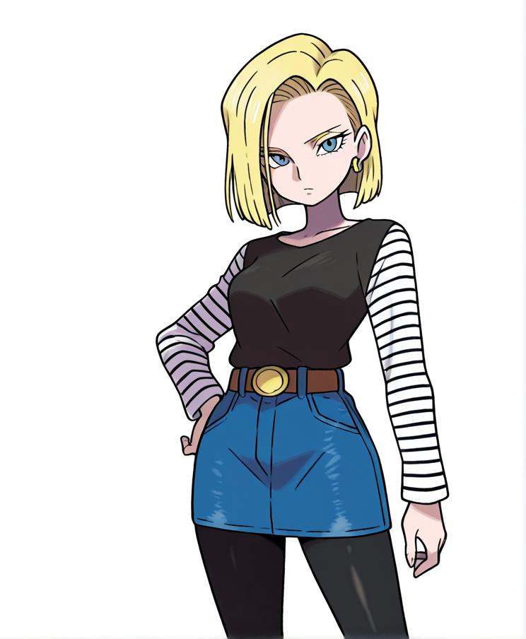 sugimori,  android 18,  belt on Tensor.Art