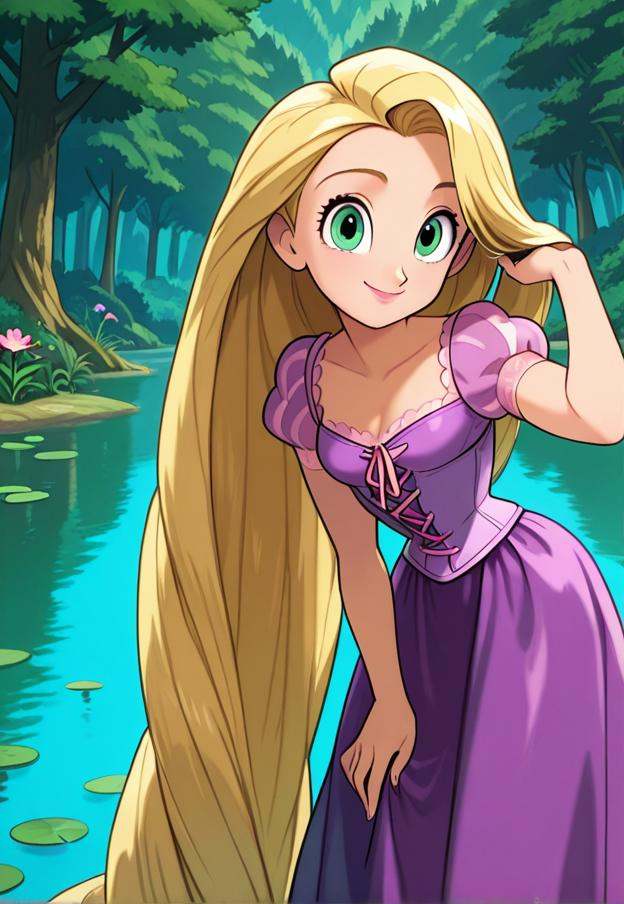 sugimori,  rapunzel,  1girl on Tensor.Art