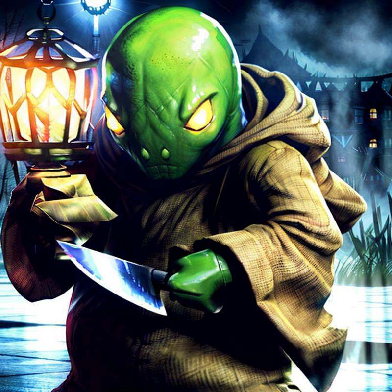 hyperealistic photo of tonberry ((horror villian)),  holding knife and lantern on Tensor.Art