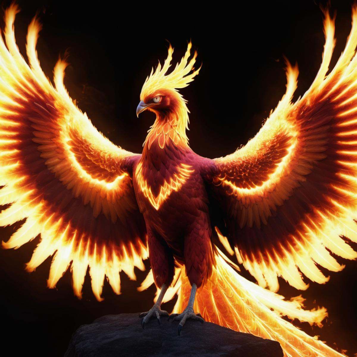 ((etheral ethereal)) phoenix on Tensor.Art