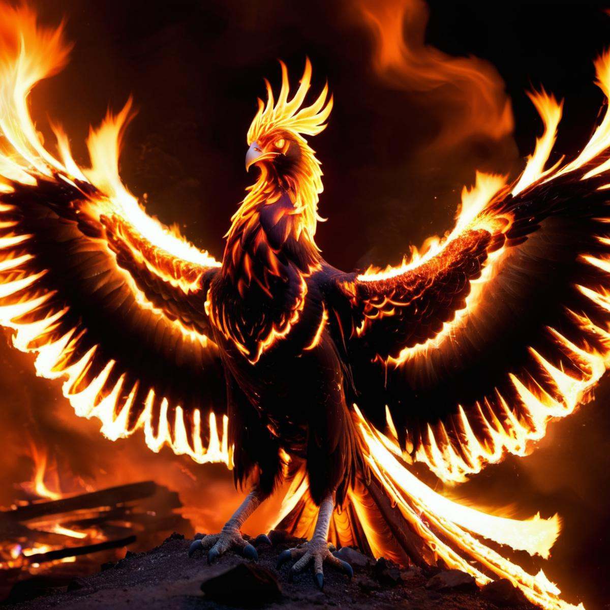 ((immolation)) phoenix on Tensor.Art