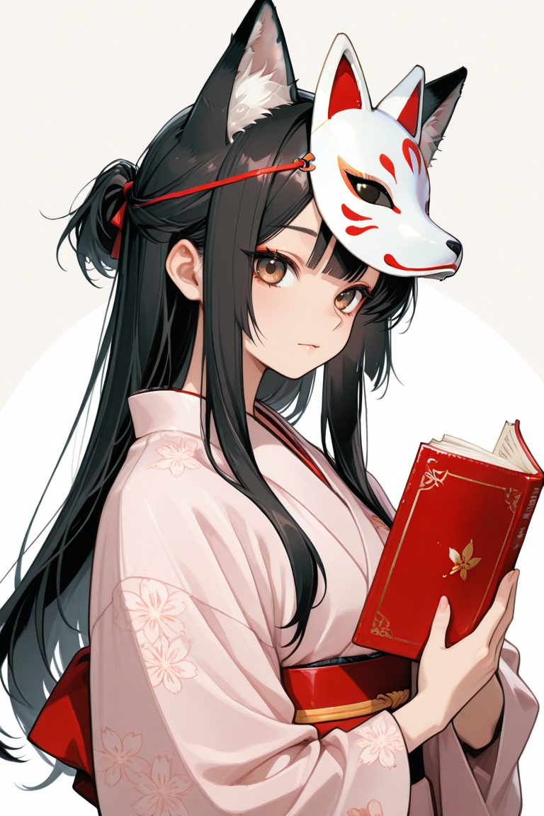 koka,  a,  fox mask on Tensor.Art